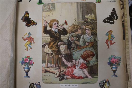 A Victorian scrap album